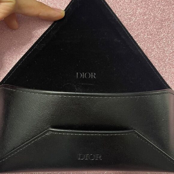 Dior Women's Black & Green Gradient Wrap Belt Buckle Logo Sunglasses - Picture 10 of 16